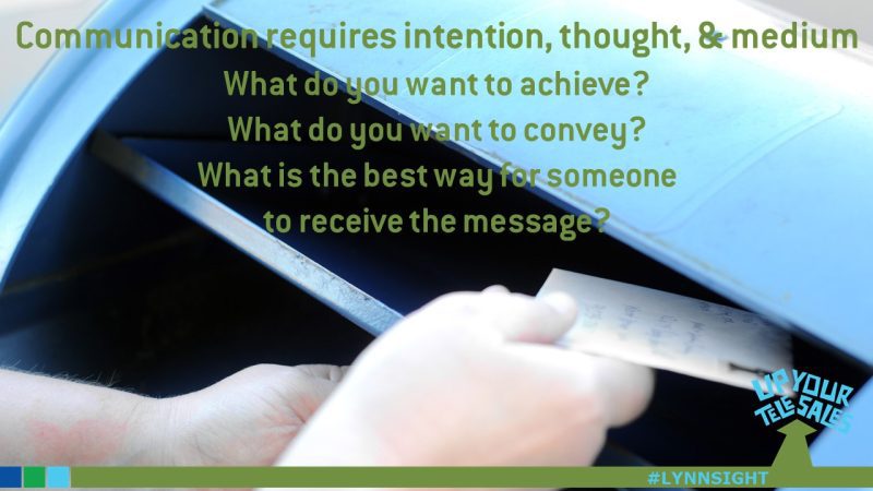 Intention + Thought create the Communication Medium