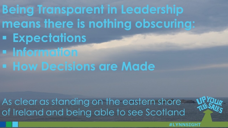 Transparency in Leadership