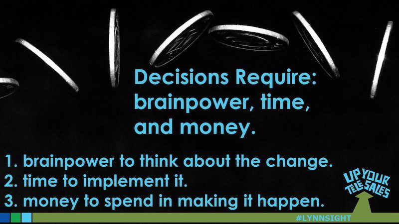 Deciphering Decisions: the role of brainpower, time, and money