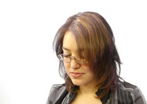 business woman working