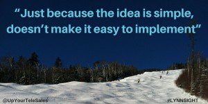 “Just because the idea is simple, doesn’t make it easy to implement”