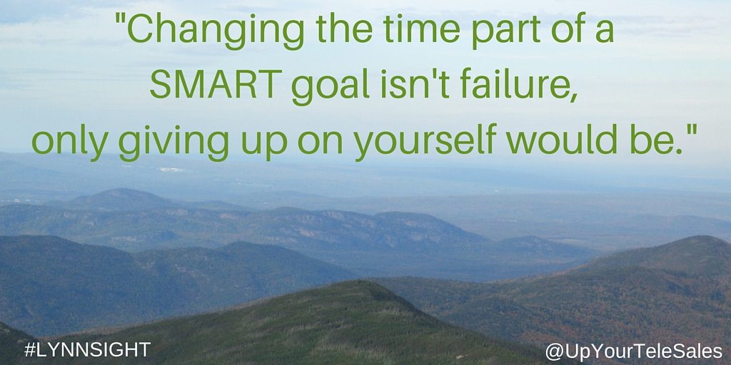 Changing Time Frames ISN’T Failure