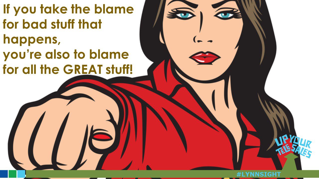 Make blame work for you! #LYNNSIGHT