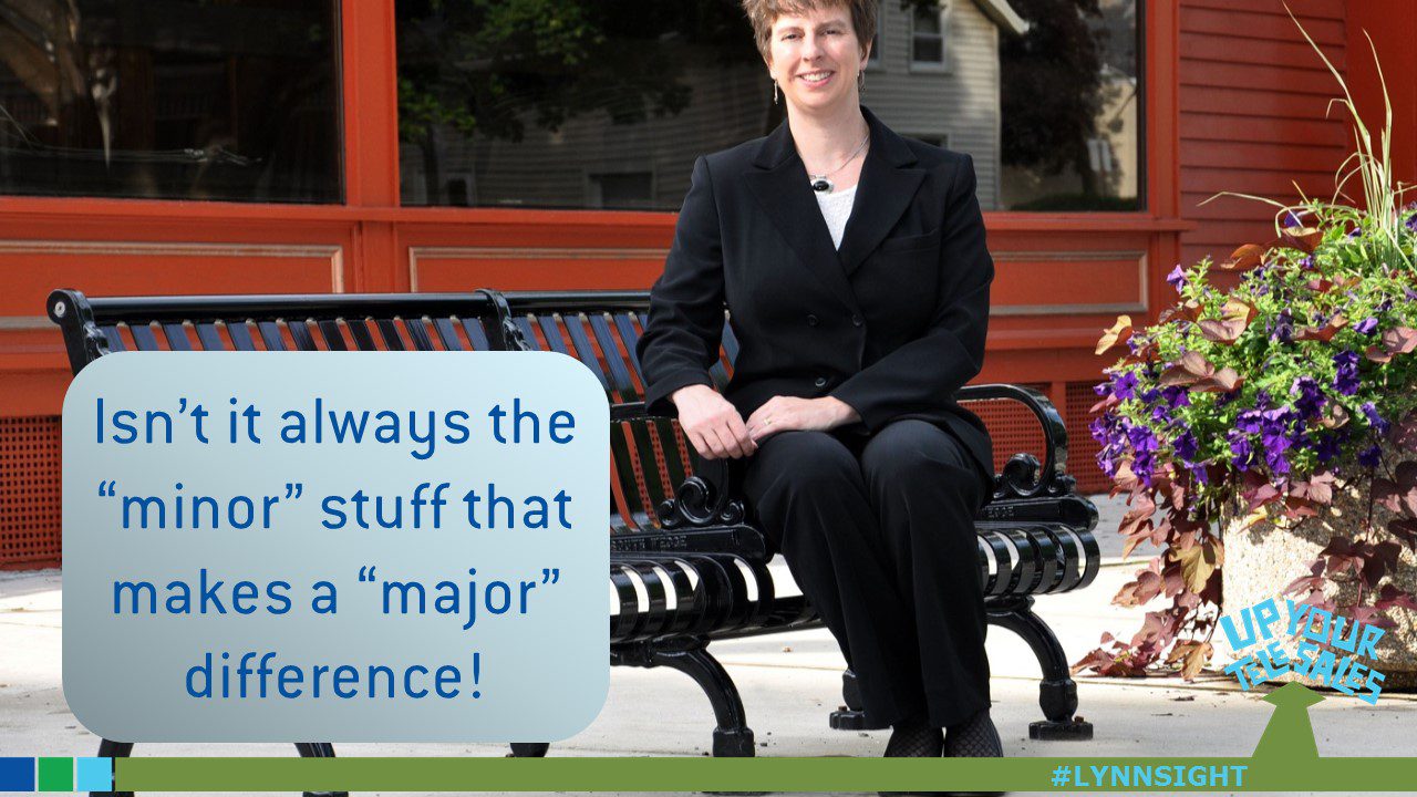 Minor Stuff makes a Major Difference