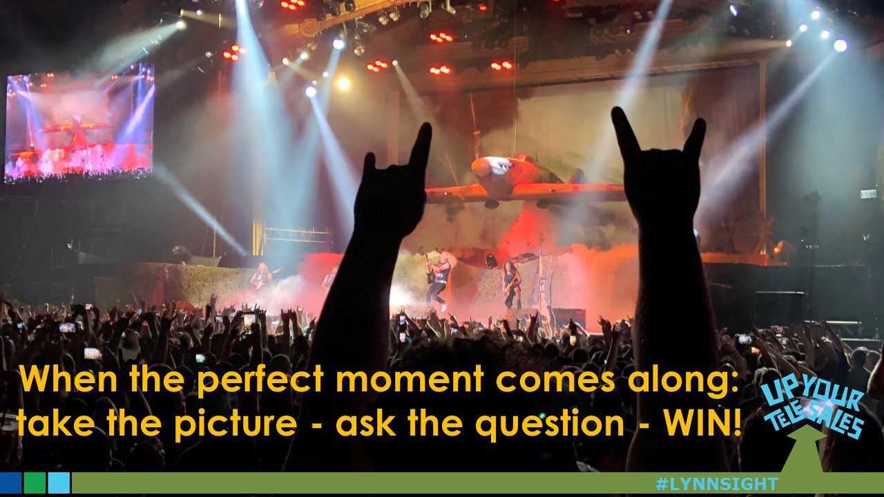 Iron Maiden & #InsideSales? #LYNNSIGHT