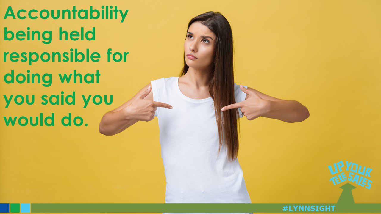 Do you hold YOURSELF accountable?