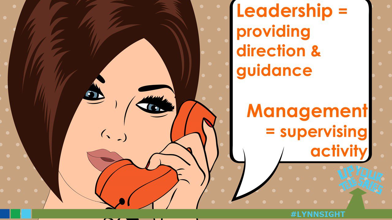 Quick Reminder on Leadership vs. Management