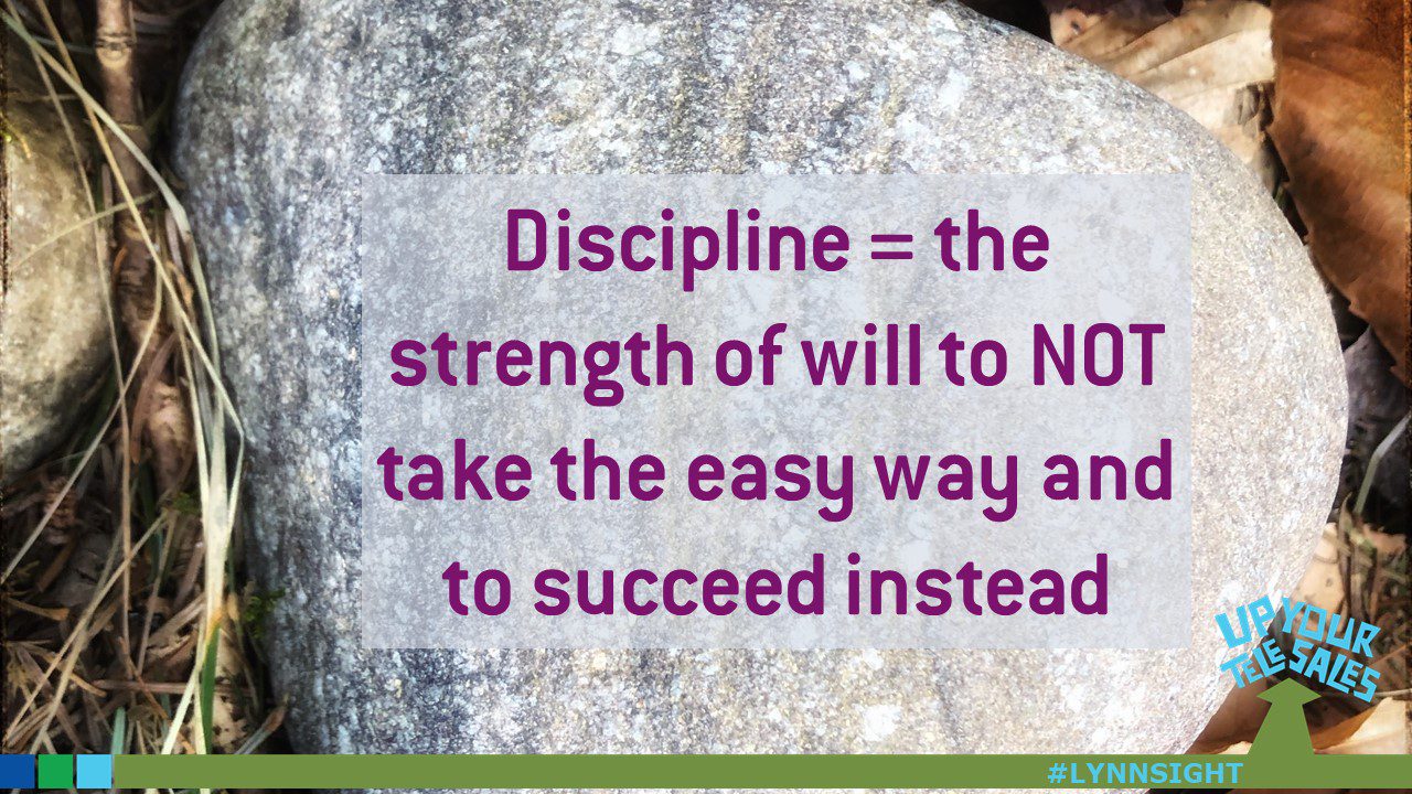 Leadership REQUIRES Discipline