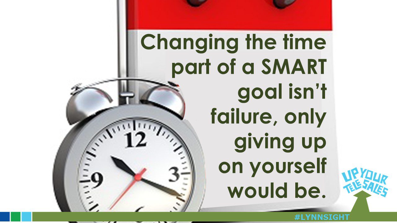 SMART goal – time frame #LYNNSIGHT