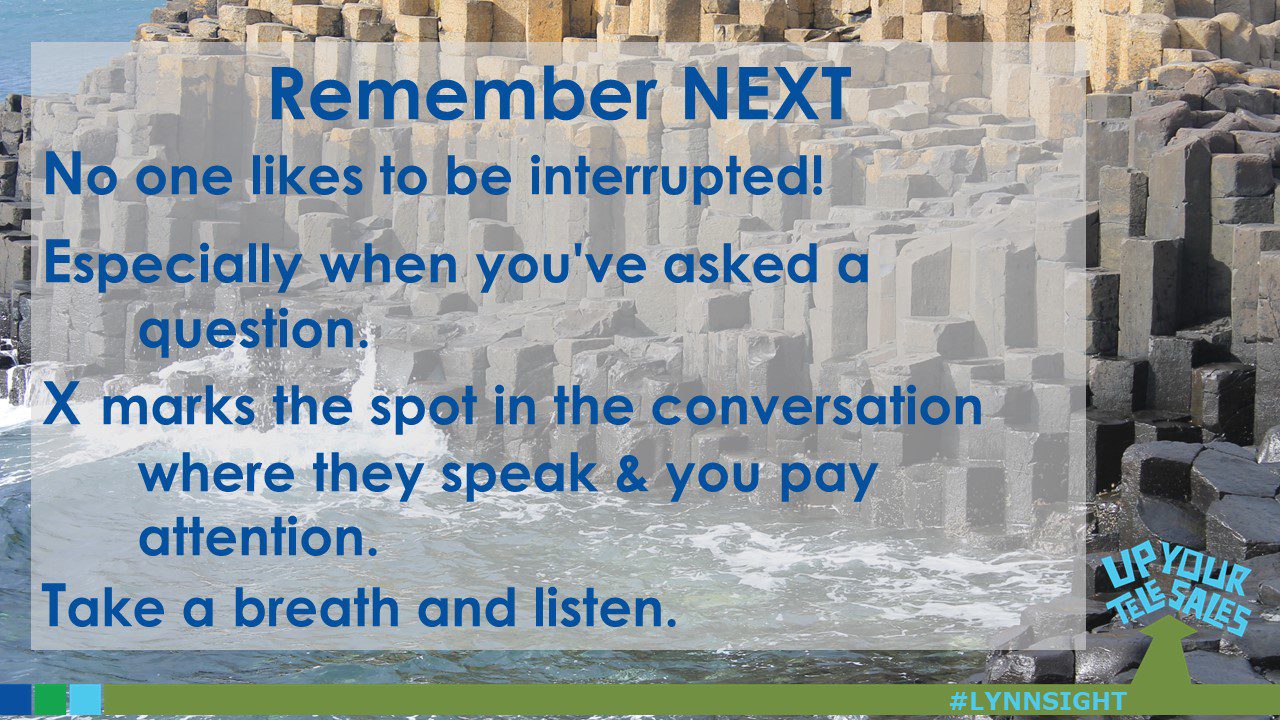 Remember NEXT #LYNNSIGHT