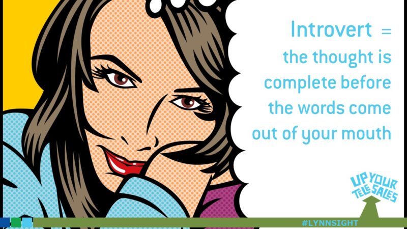 introvert, inside sales, LYNNSIGHT