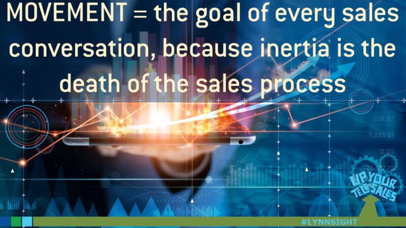 MOVEMENT is your sales conversation goal
