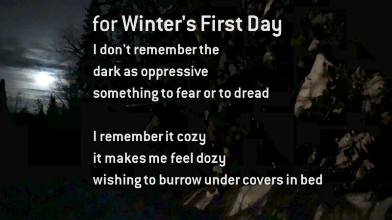for Winter’s First Day