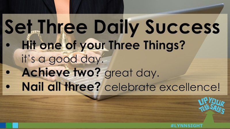 Three Things for Daily Success