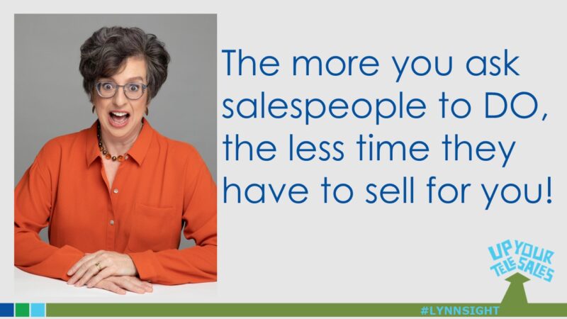 Beware of Little Tasks Taking Sales Time Away