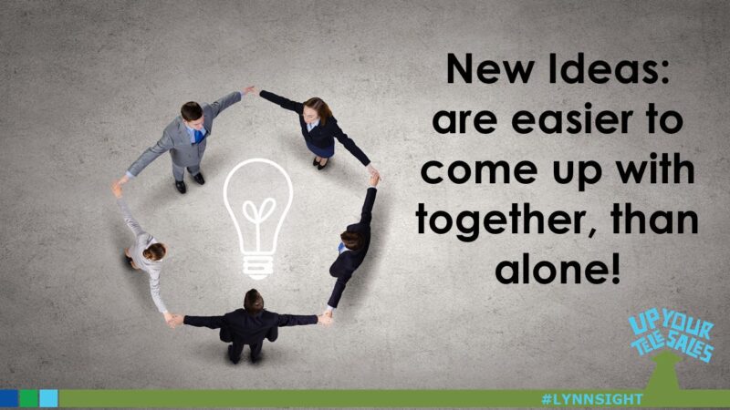 New Ideas: Why Going It Alone Is the Hard Way