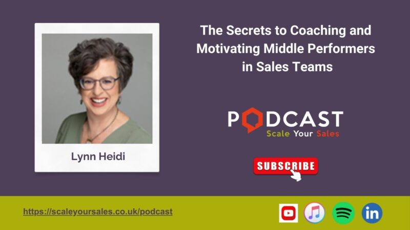 The Secrets to Coaching and Motivating Middle Performers in Sales Teams