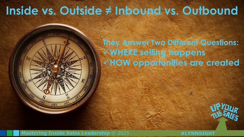 Inside vs. Outside ≠ Inbound vs. Outbound