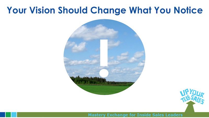 Your Vision Should Change What You Notice