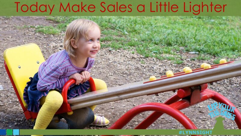 Make Sales a Little Lighter