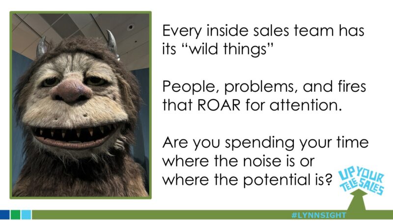Sales Is Where the Wild Things Are